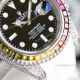 New Rolex Submariner Rainbow Bezel Black Dial Asia 2824 Replica Watches 40mm (4)_th.jpg